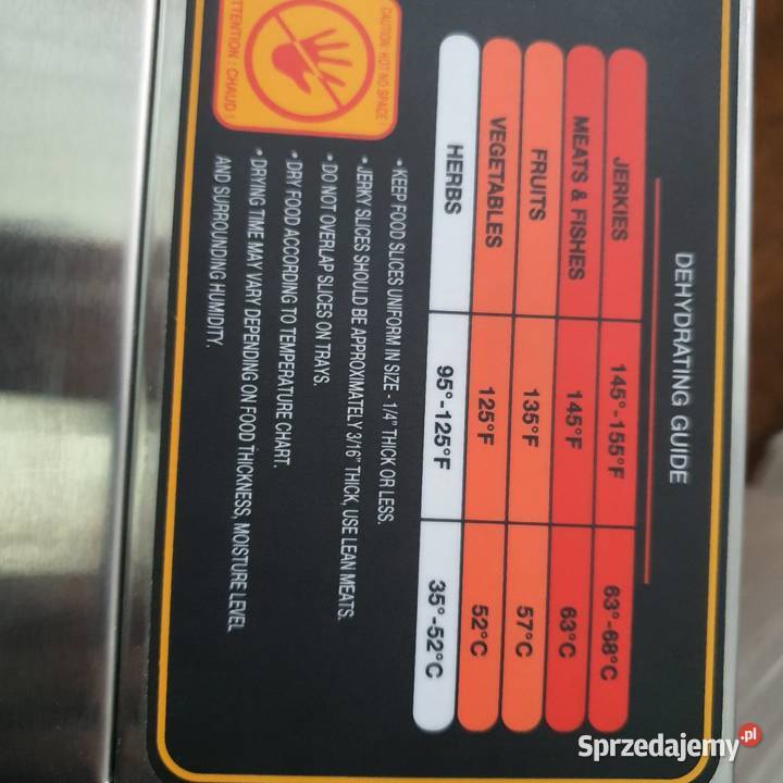 Suszarka spożywcza Klarstein Fruit Jerky Pro 10 Częstochowa