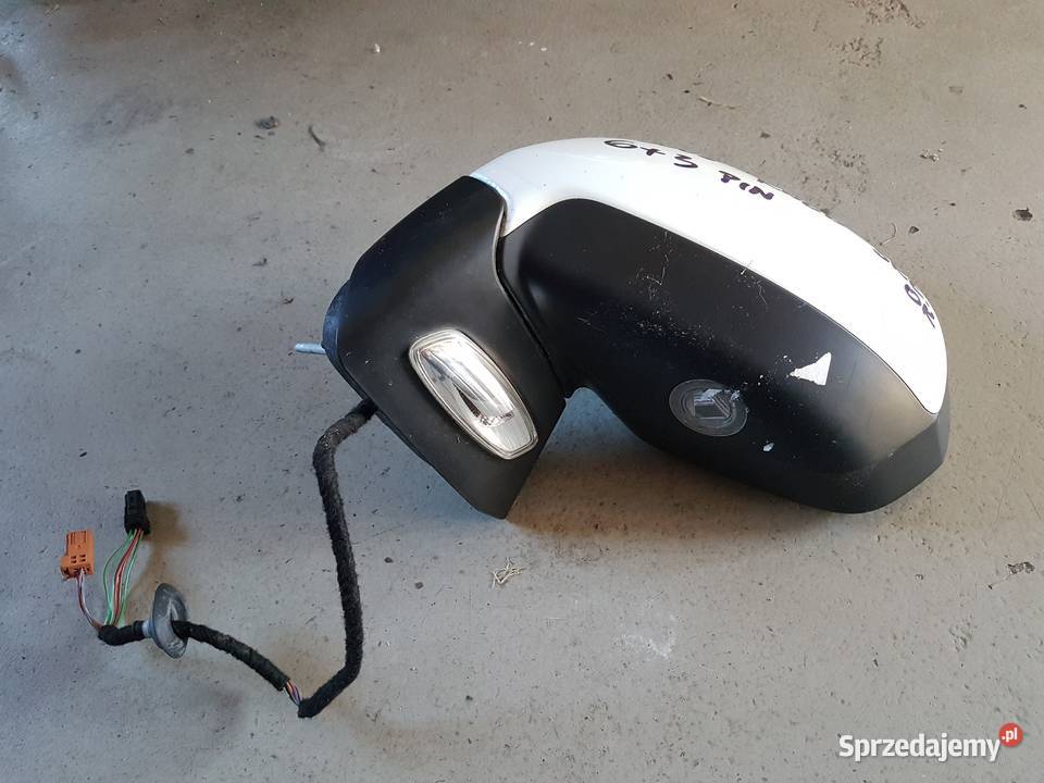 PEUGEOT 3008 I LUSTERKO LEWE SKLADANE BIALE KWED Turkowice