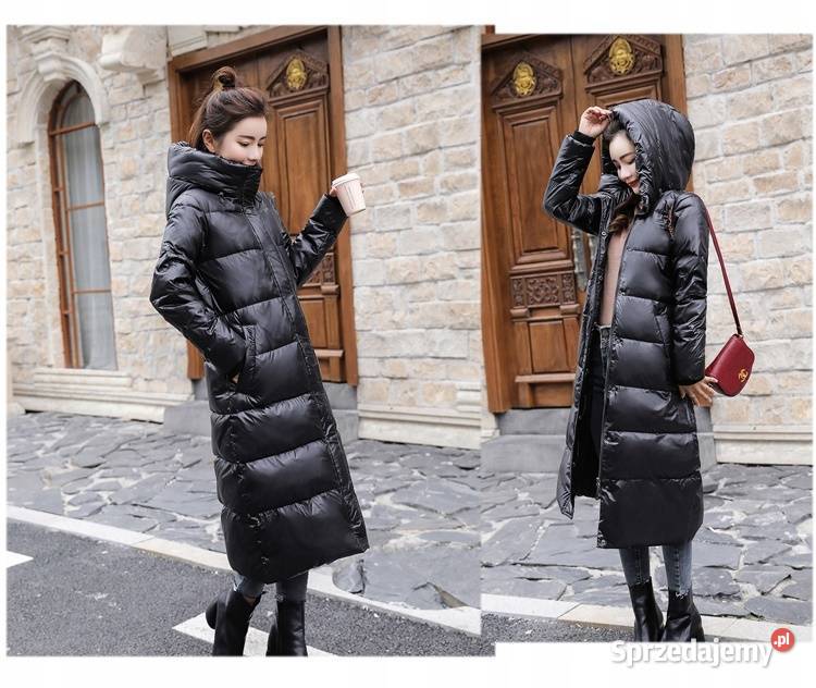 Płaszcz kurtka 90 kaczy puch M