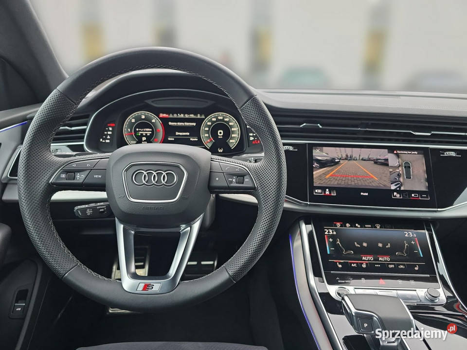 Audi Q8 FLLaserBONightVisionSkrętnaOśAlcantaraS łopatki zmiany biegów Q8