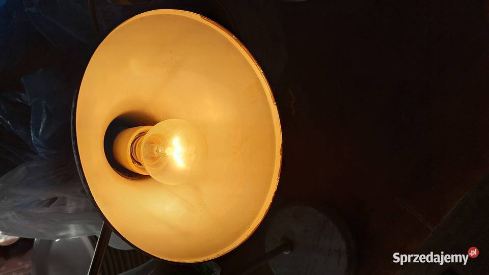 Stara Lampa Biurkowa Polamp Gdańsk PRL Świecie