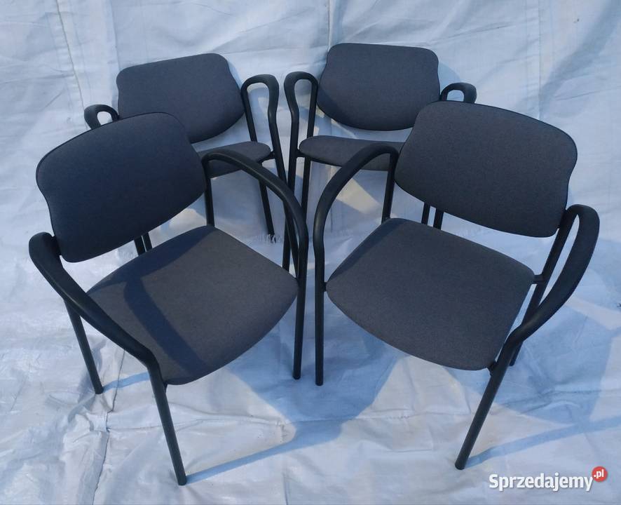 Krzesło biurowe czarne konferencyjne do Warszawa