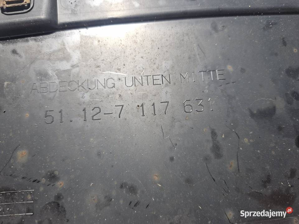 BMW 1 E81 E87 OSŁONA DOLNA ZDERZAKA TYŁ 7117632
