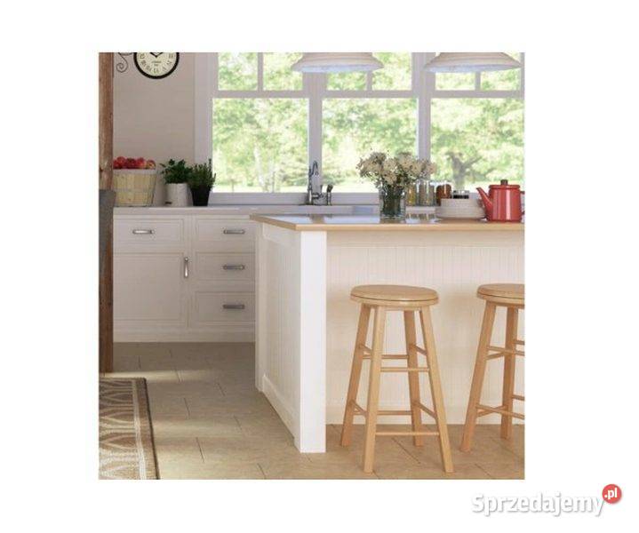 Stołek barowy lite naturalne drewno tropikalne Zamość sprzedam