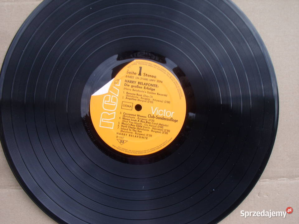 Winyl LP HARRY BELAFONTEGOLDEN RECORDS 1967 płyta winylowa Wołów