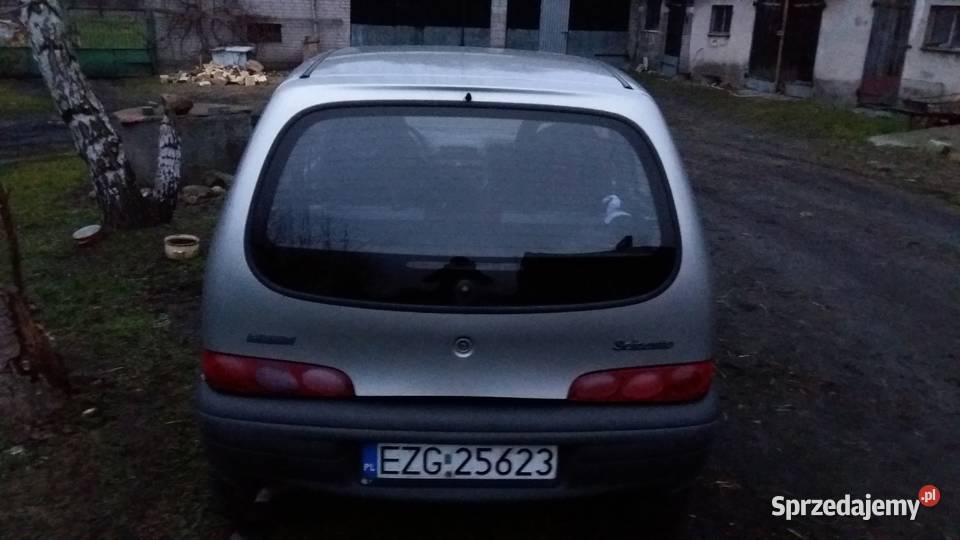 Fiat Seicento uszkodzony sosne łódzkie Stryków