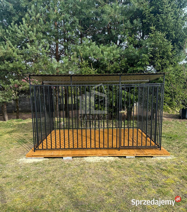 Kojec psa 3x2m Podłoga drewniana Dach spad w tył sprzedam