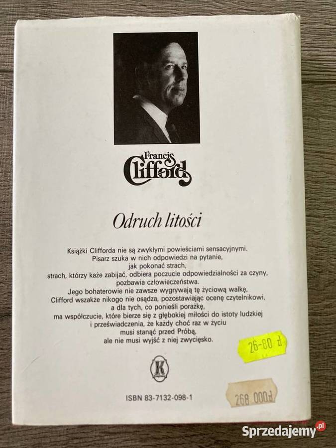 Książka Odruch litości Francis Clifford twarda Nisko