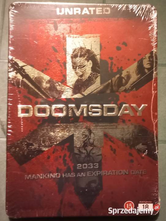2 movies in 1 Doomsday Unrated DVD steelbook