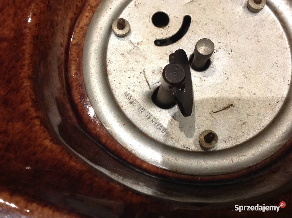 Zegar Kominkowy Lew na Skale Sygnowany Nowa Sól sprzedam