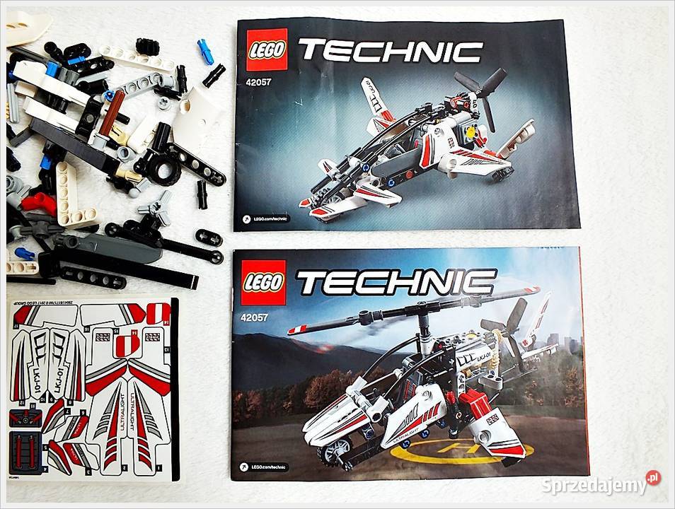 Klocki LEGO Technic 42057 Ultralekki Helikopter Żary