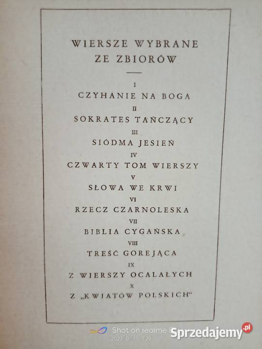 Tuwima książki Wybór poezji unikat okazy Warszawa