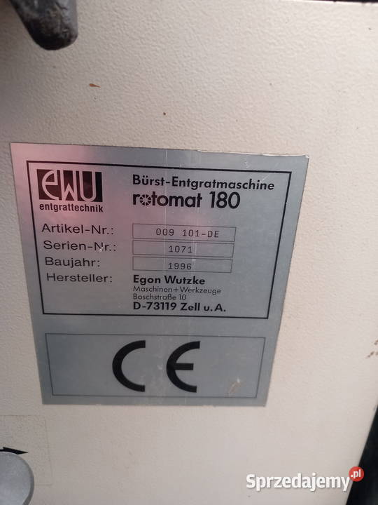 Rotomat 180 Szczotkarka gratowarka Radomsko