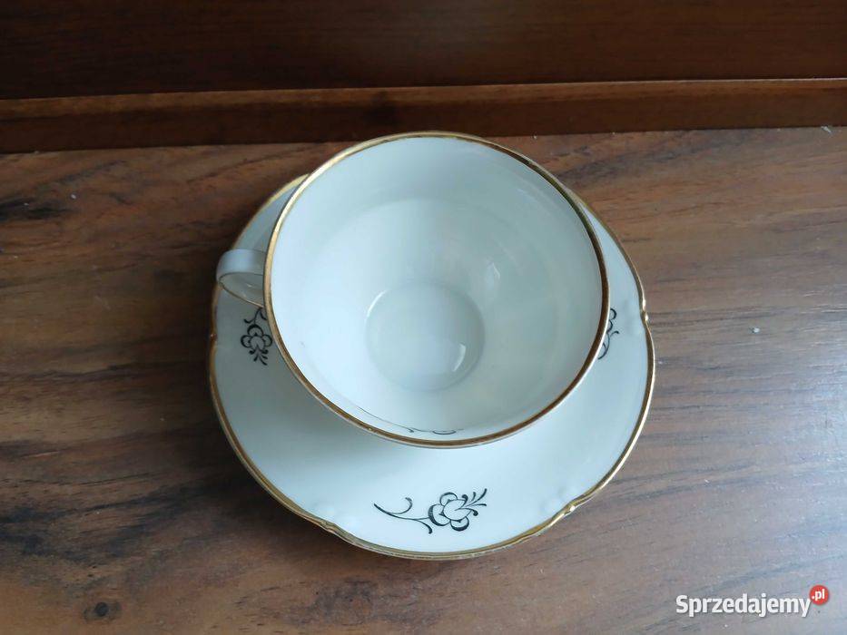 Staare duo porcelanowe Ohme Szcawienko secesja Kraków