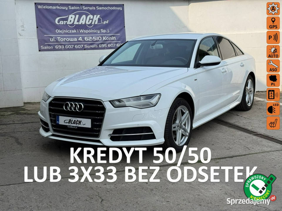 Audi A6 Salon Polska Bezwypadkowy Gwarancja 12 pełny VAT Konin