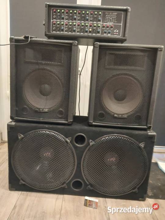 Nagłośnienie kolumny power mikser głośniki małopolskie Konina