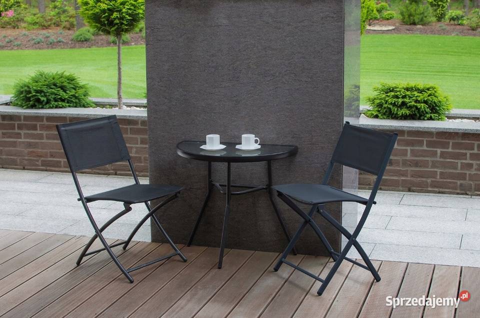 MEBLE NA BALKON OGRÓD Taras Komplet Stół 2 Gdańsk