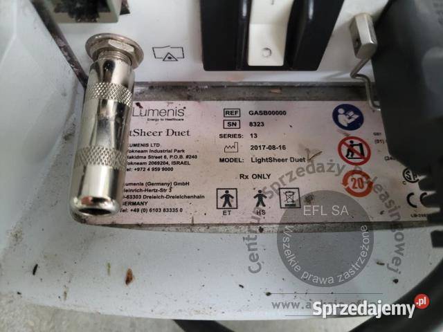 Laser Lumenis Light Sherr Duet 2017r Magnice sprzedam
