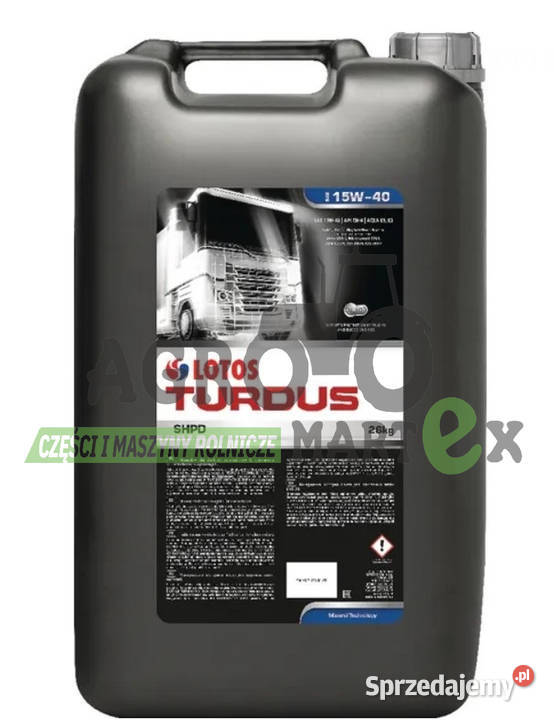 OLEJ SILNIK TURDUS SHPD 15W40 30L LOTOS Wichrów