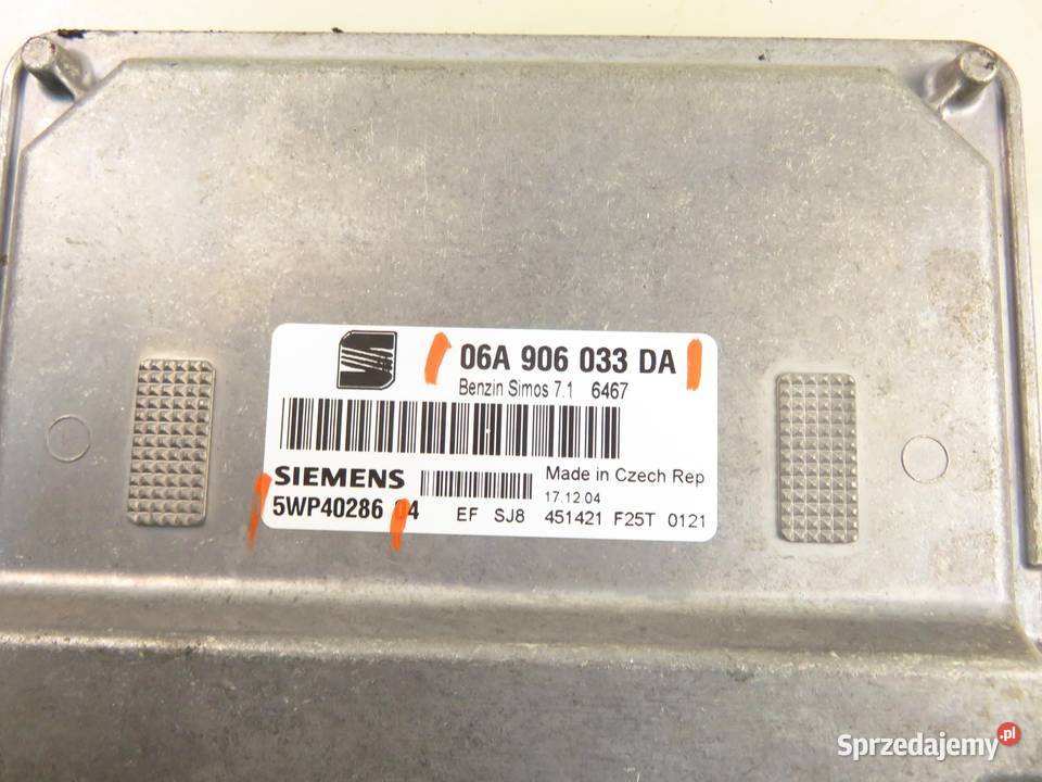 STEROWNIK SEAT ALTEA 16 06A906033DA 5WP40286