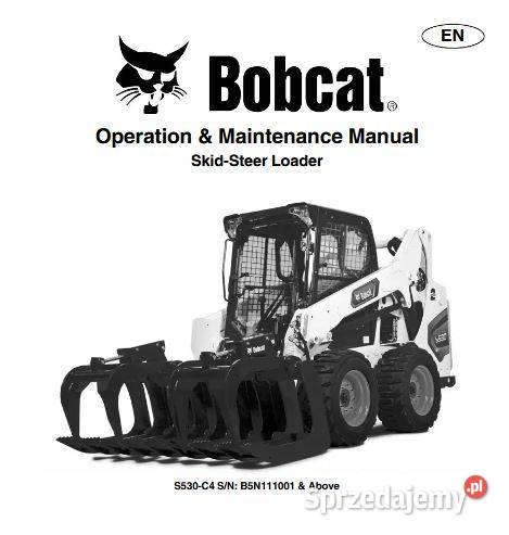 Bobcat S530 instrukcja obslugi DTR Poradniki, albumy i reportaże Kielce sprzedam