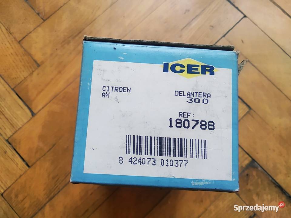 Citroen AX klocki hamlcowe tył ICER 180788 klocki Ślesin