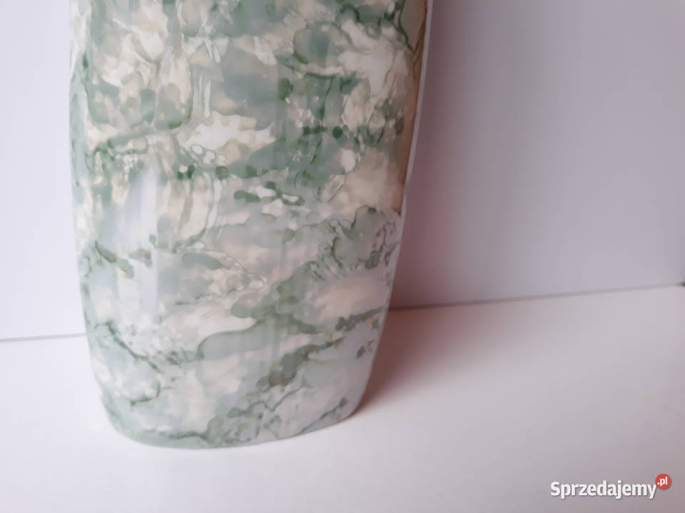 Sygnowany porcelanowy wazon marmurek Wałbrzych Dąbrowa Górnicza
