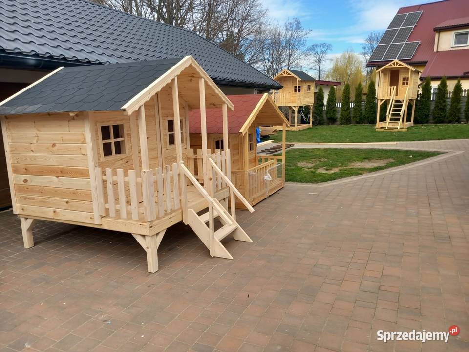 Domek drewniany plac zabaw podkarpackie Straszęcin