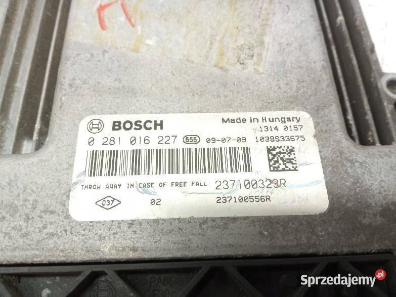 STEROWNIK SILNIKA 0281016227 237100323R Renault świętokrzyskie