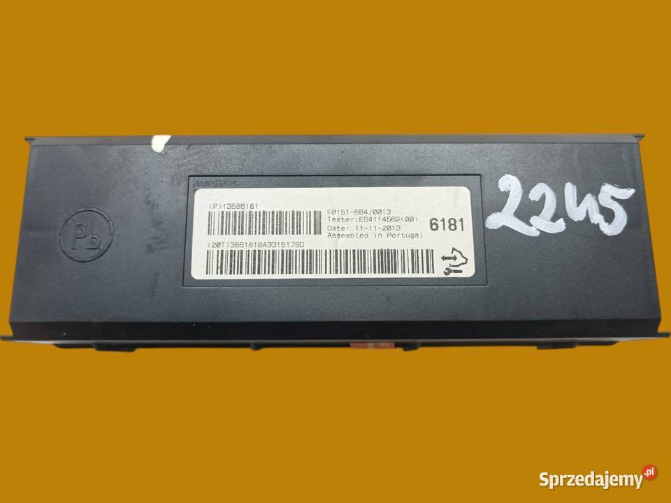 MODUŁ KLIMATYZACJI 13586181 Opel Meriva II 2010