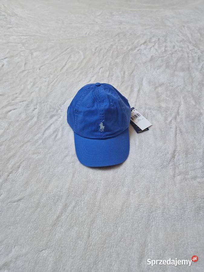Nowa niebieska czapka z daszkiem Polo Ralph Bibice