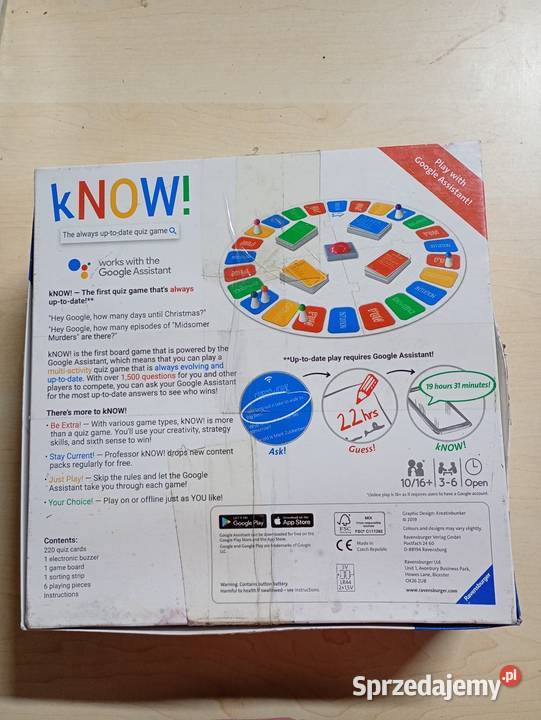 Gra kNOW Ravensburger sprzedam