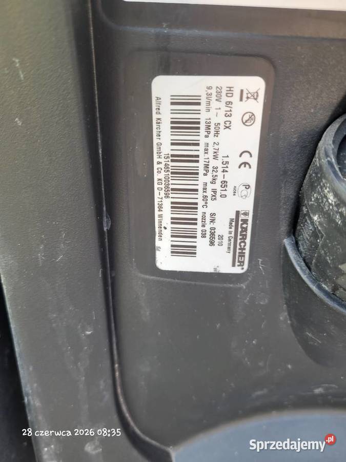 Karcher HD 613 C 1 właściciela 100 Kompletny Częstochowa sprzedam