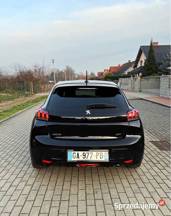 Peugeot 208 II GT Wirtualny kokpit Navi Kamera wielofunkcyjna kierownica łódzkie Uniejów