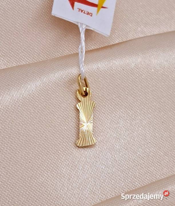 30 Wisiorek Złoty pr585 Mała Literka I Z1222 Poznań sprzedam