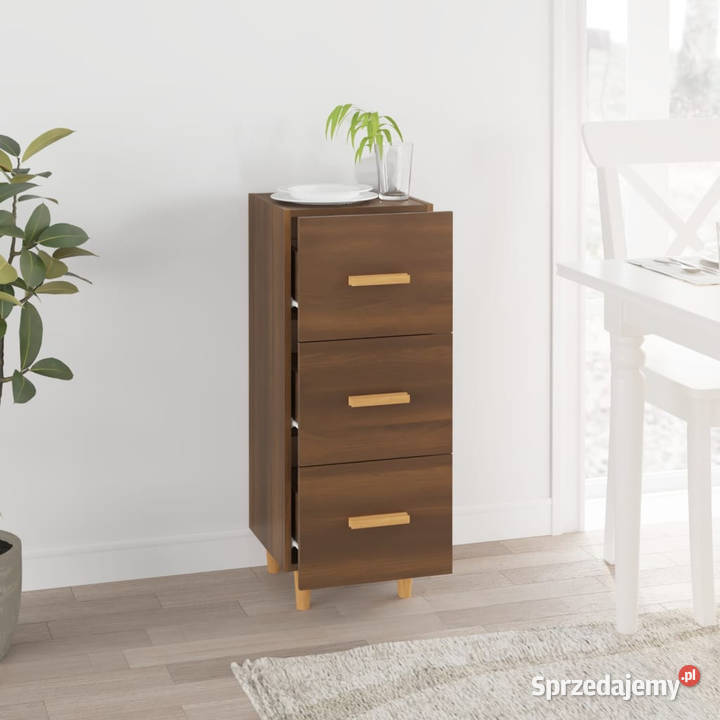 Szafka brązowy dąb 345x34x90 materiał Warszawa
