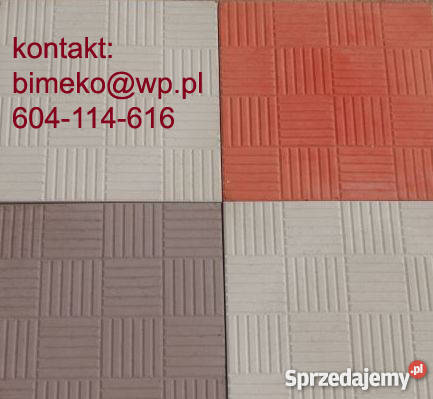 Płytki chodnikowe płytki betonowe czekoladka Poręba