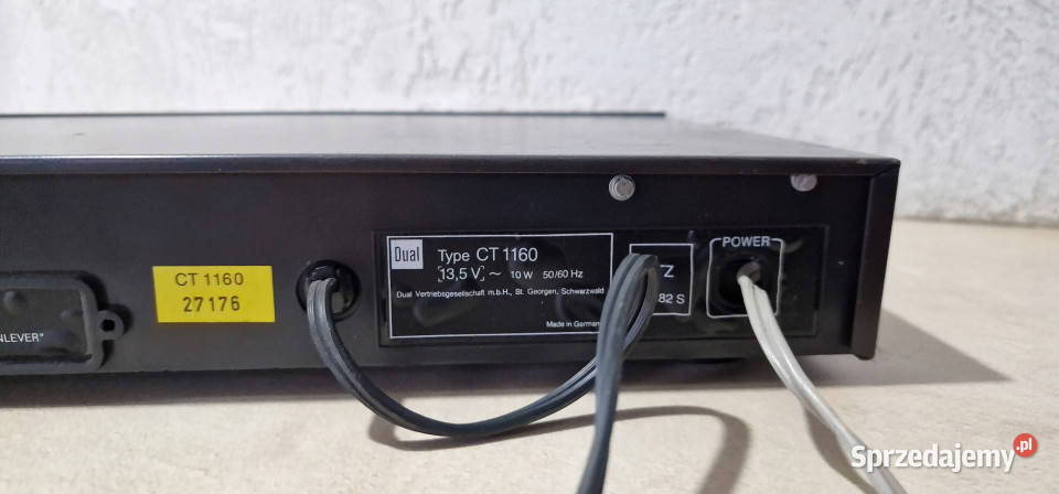 Tuner radio analogowe Dual CT1160 CT 1160 tuner Międzychód
