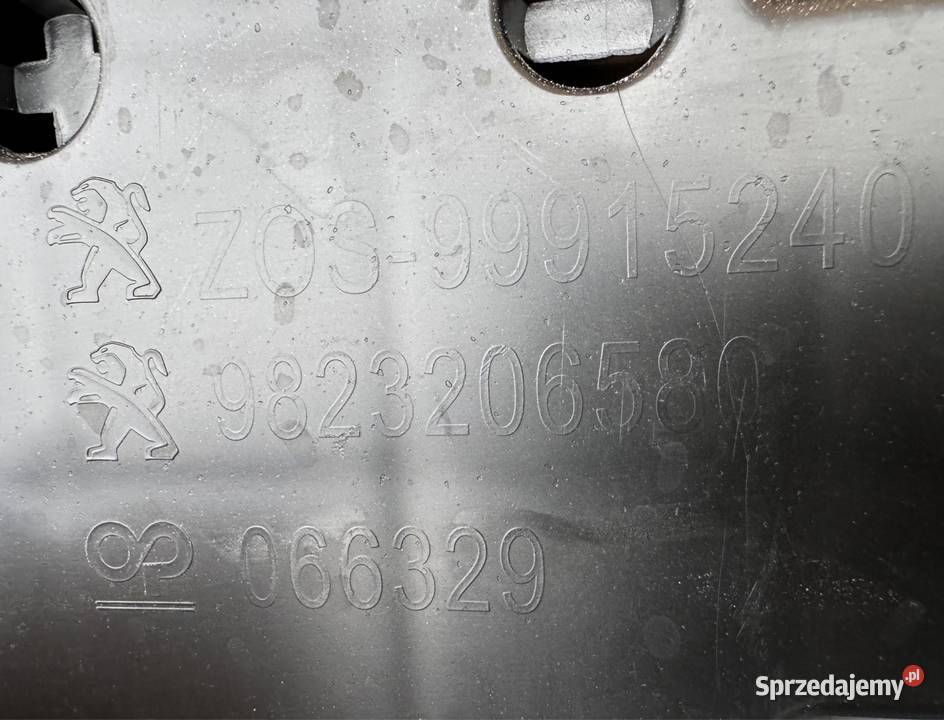 Płyta osłona pod zderzak przód przednia peugeot Międzychód