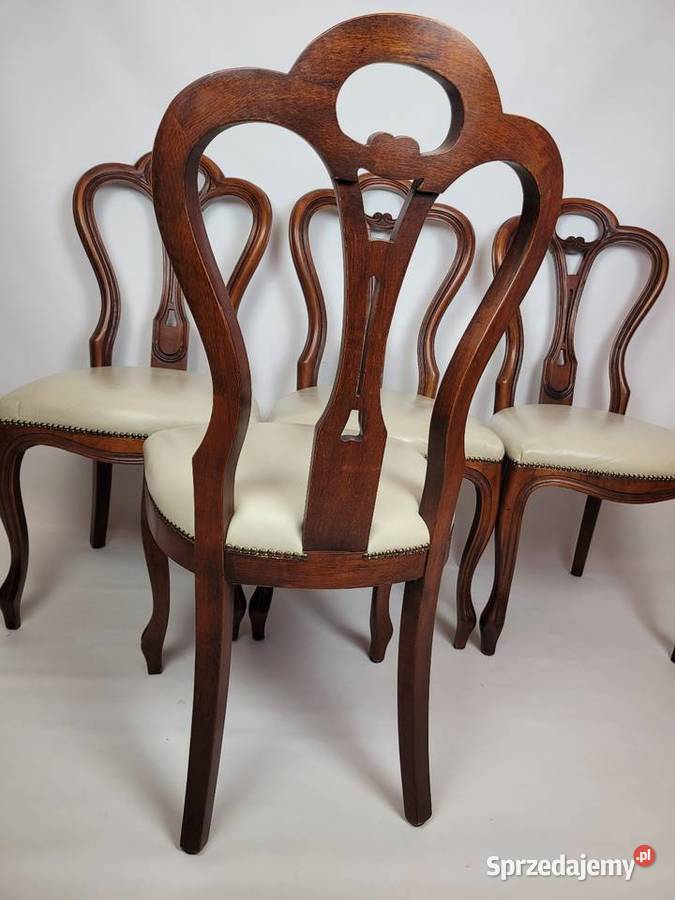4 Krzesła w stylu Anne Queen Białogard