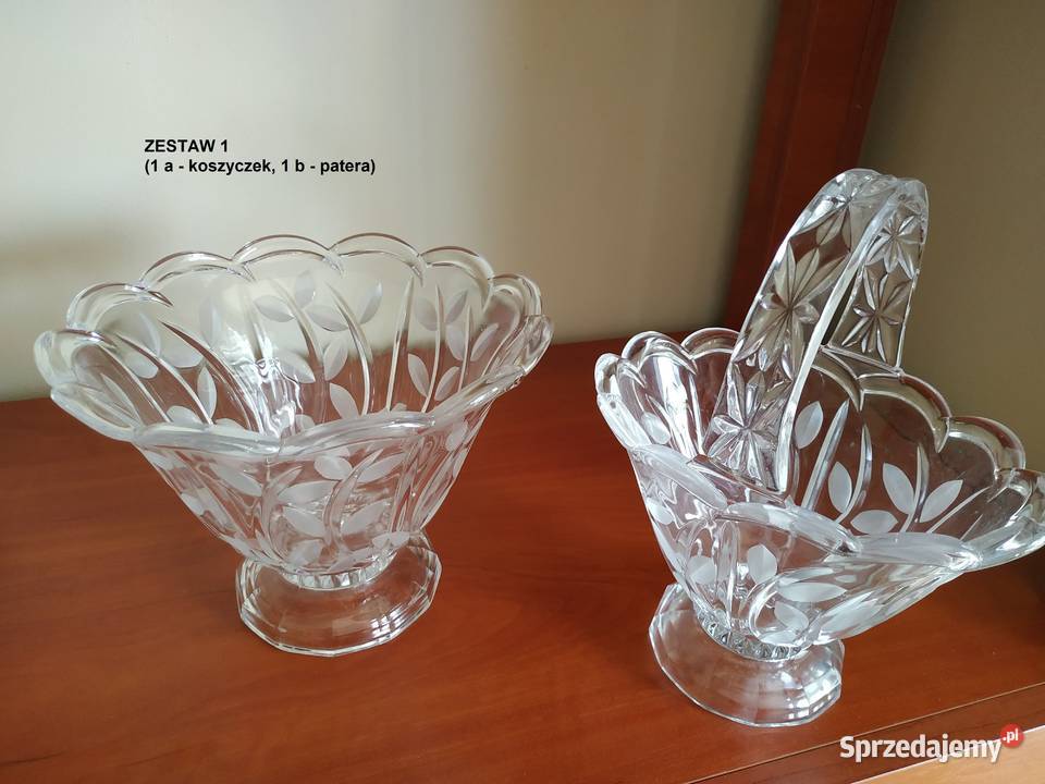 Kryształowa patera mazowieckie Warszawa