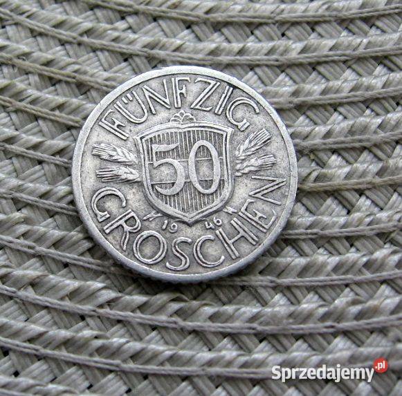 Austria 50 Groszy 1946r Numizmatyka Kalisz