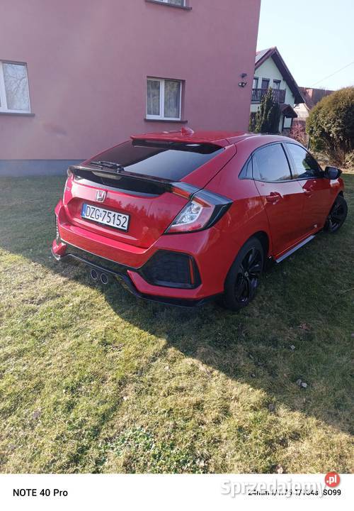 Honda Civic X 182 stan Zgorzelec sprzedam