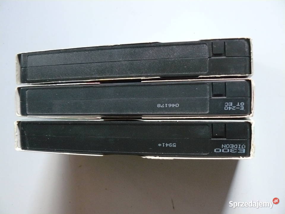 Kasety wideo VHS raz nagrane z kolekcji Nowa Sól