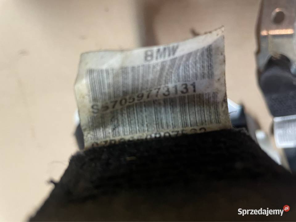 Pas bezpieczeństwa tył lewy prawy środek bmw 5 Szczecin