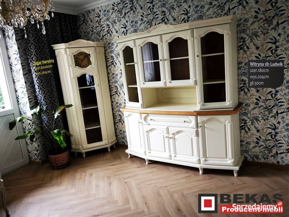 Stylowa Komoda Narona Biała Skandynawia BlatDąb 70cm Komody