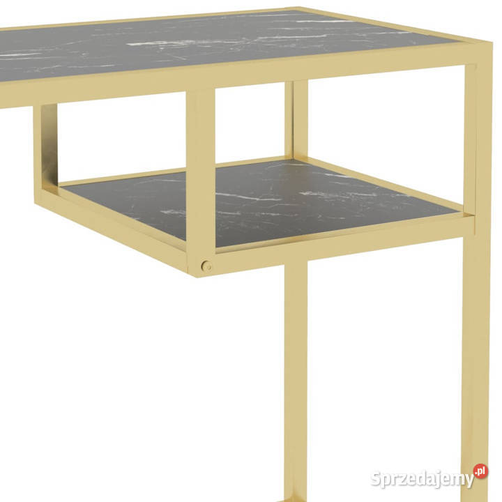 Biurko komputerowe czarny marmur 100x36x74 Warszawa