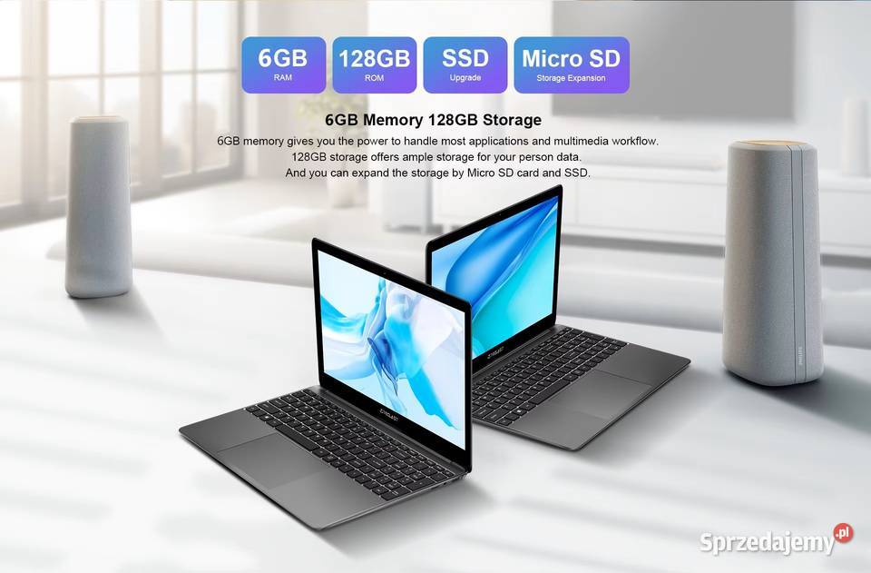 Laptop Teclast F15S 156 cala 6 GB8 GB RAM 128 GB sprzedam