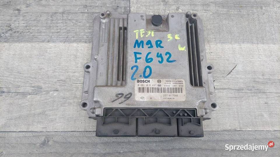 STEROWNIK SILNIKA RENAULT TRAFIC II 20 DCI Czujniki i sterowniki Gliwice