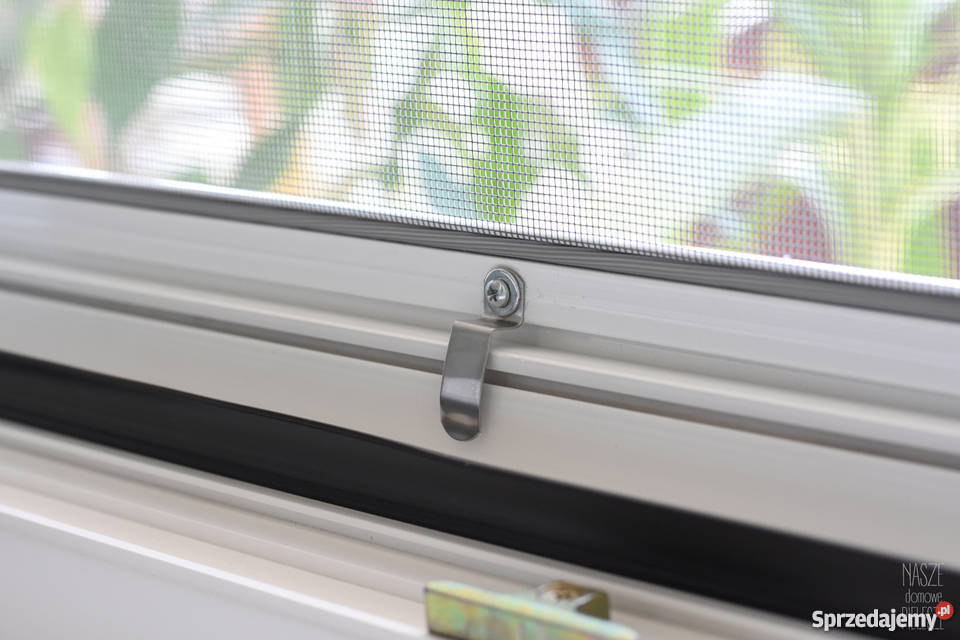 MOSKITIERA na okno kołnierzowa profil aluminiowy Wystrój okien Białystok